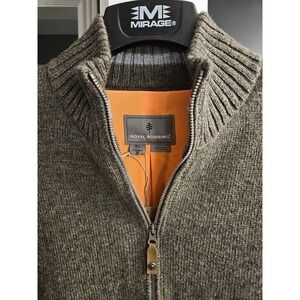 NWT Royal Robbins Baylands Lined 1/2 Zip Merino Wool Sweater Mens XL Olive